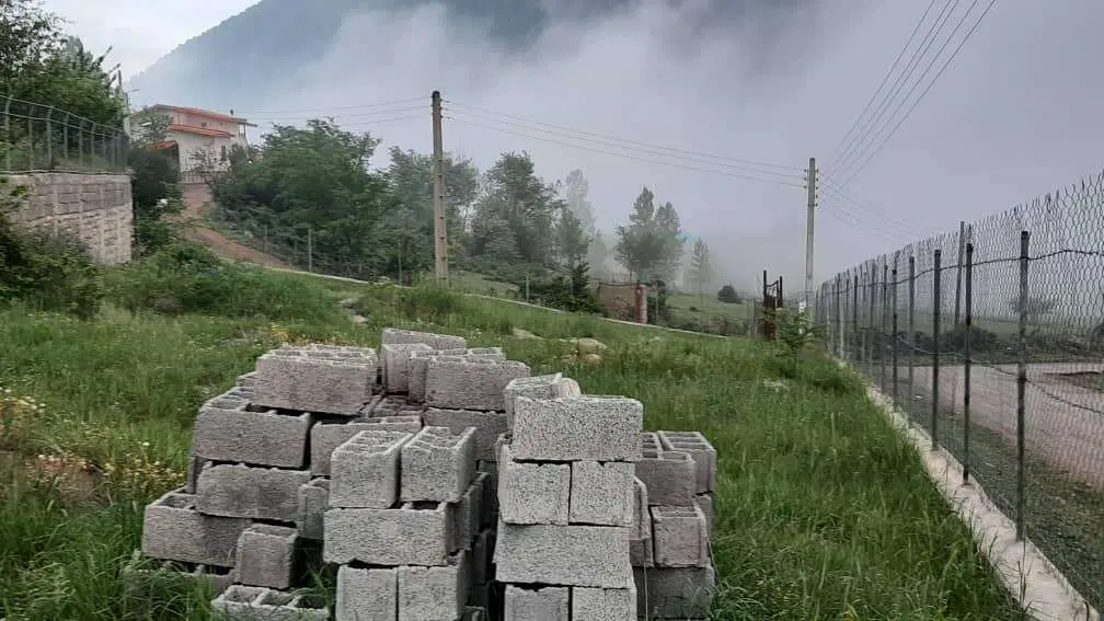 زمین روستایی مریان با مجوز ساخت اماده