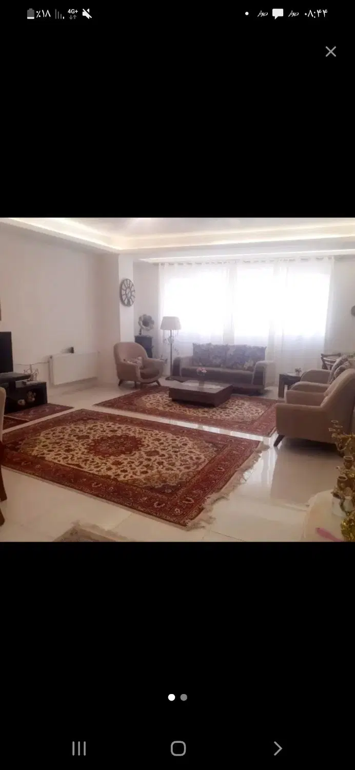 ۱۱۵متر نوساز ۲خواب تک واحدی سعدی وسط