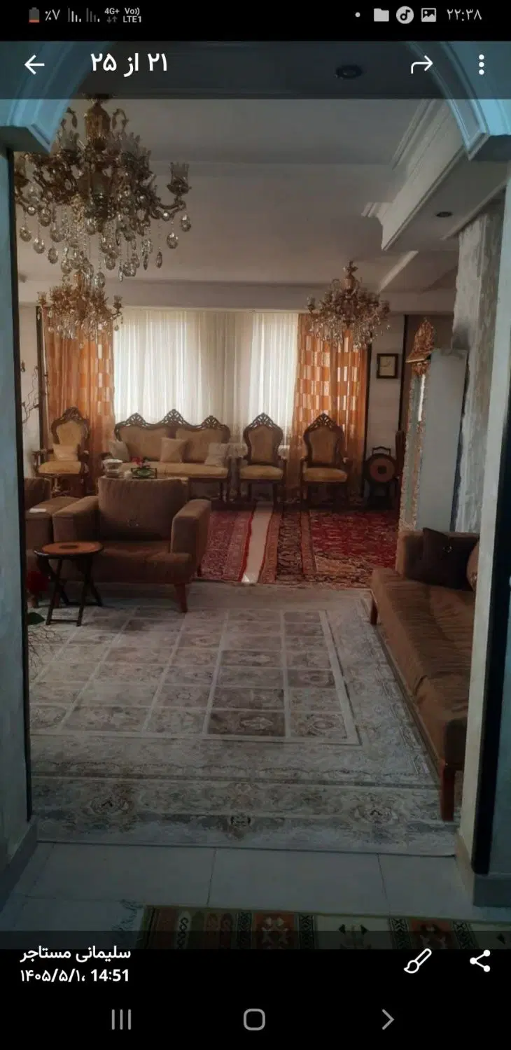 اجاره و رهن آپارتمان ۱۶۵ متری