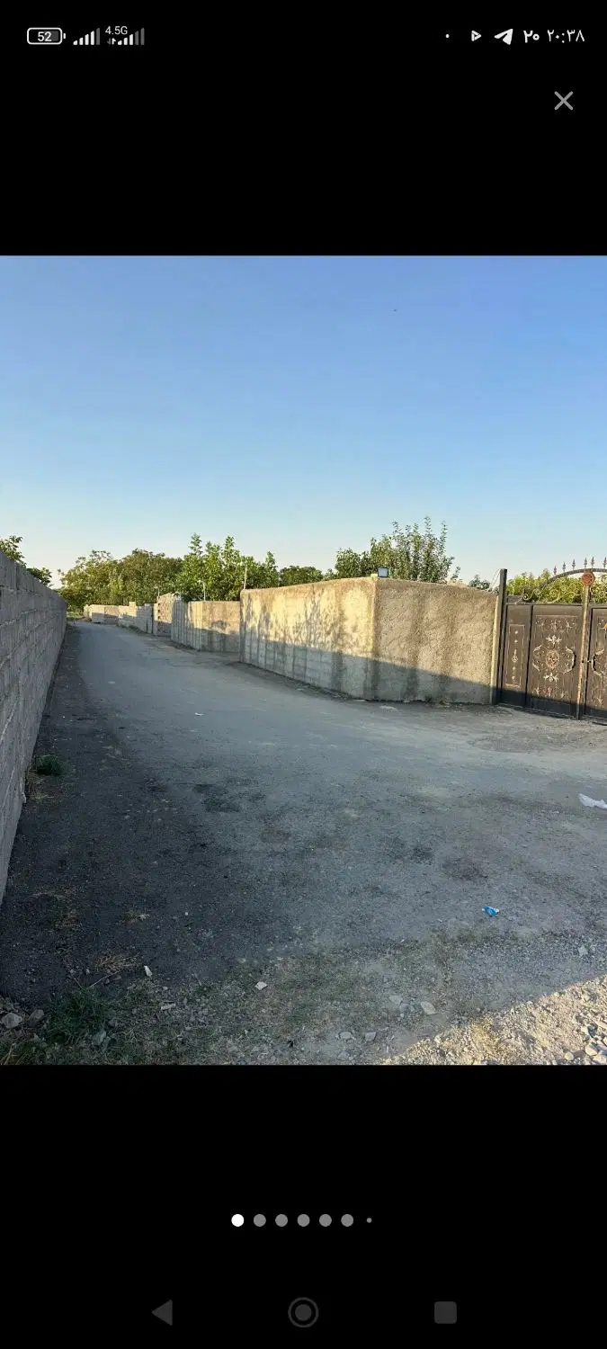 زمین 575متر داخل طرح هادی