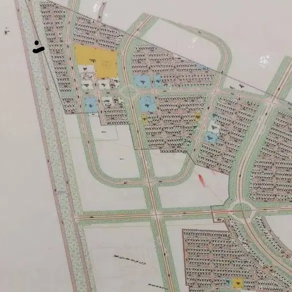فروش زمین مهرشهر قطعه ۳۵ تجاری مسکونی ۲۷۰متر دونبش