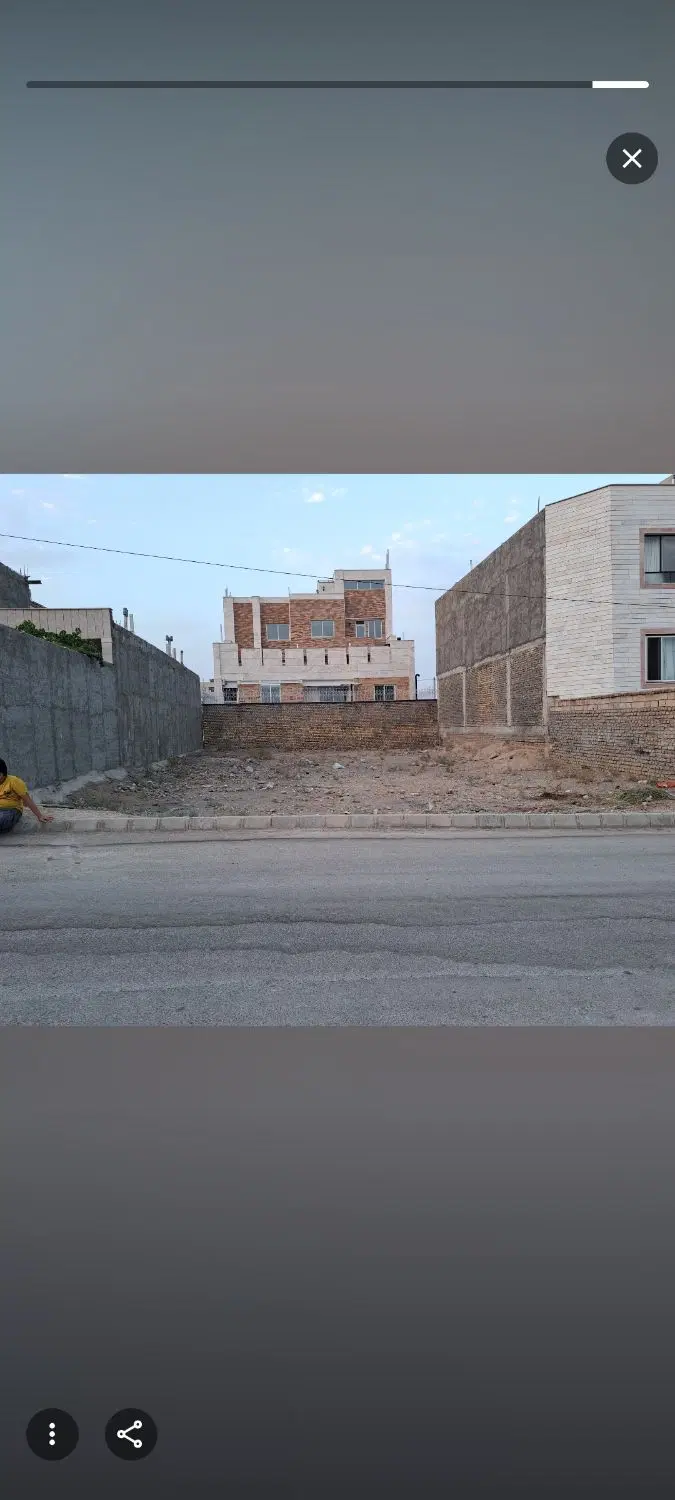 زمین متراژ بالا در خیابان شهید کاظمی