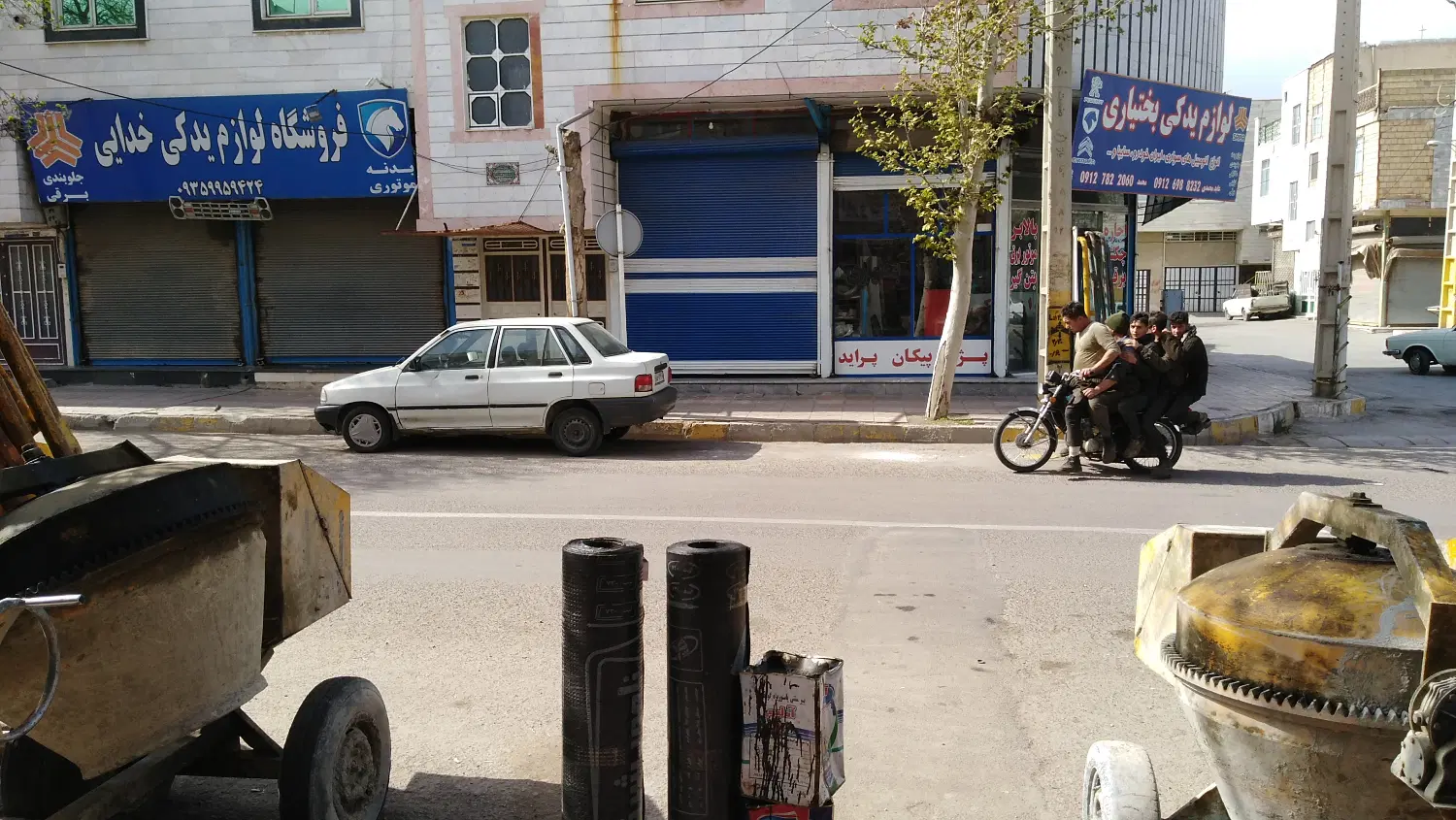 خانه دوطبقه مسکونی تجاری