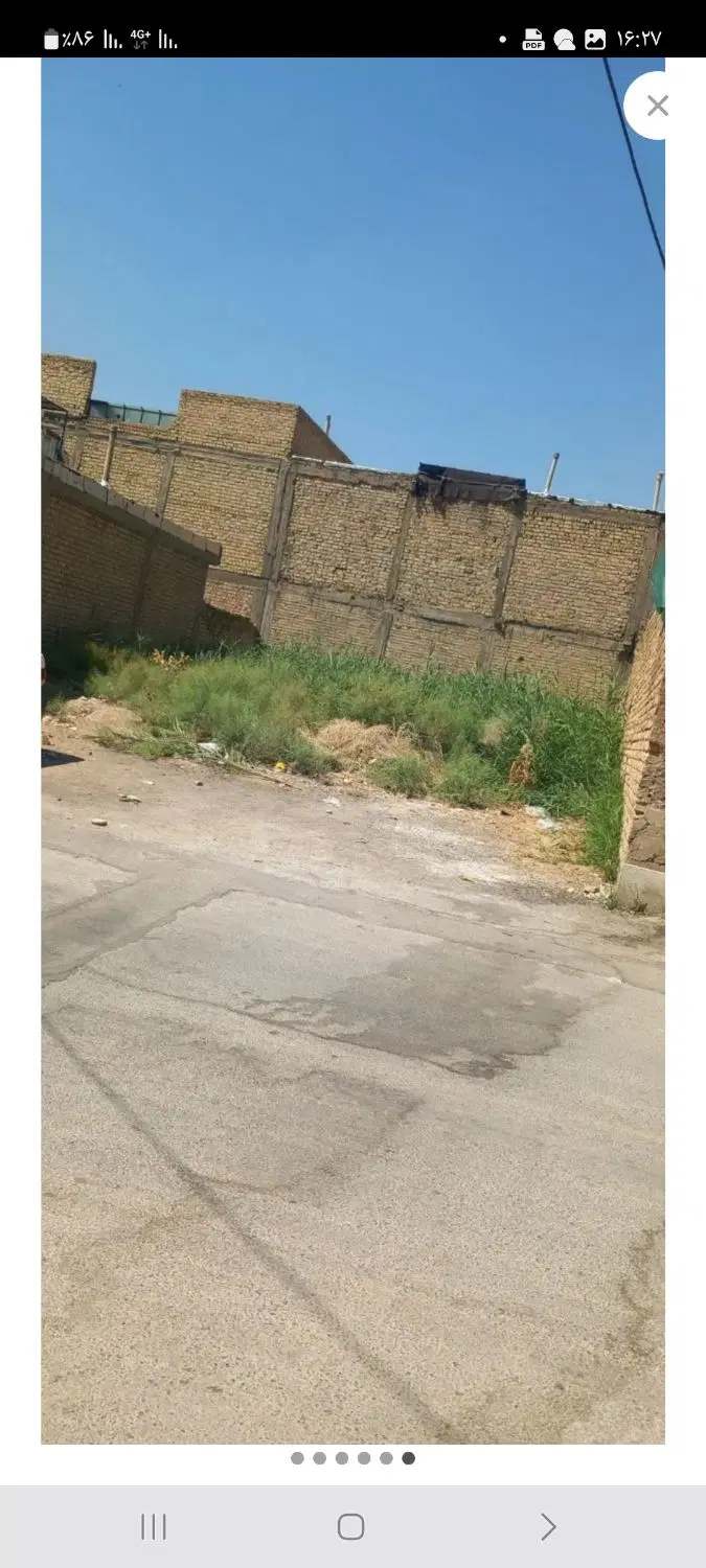 زمین صندوقی بلوار اتحاد قلعه نو با بلامانع