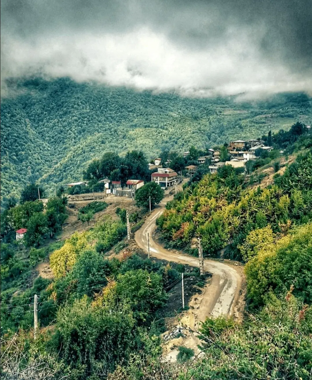 500 متر زمین باغی فروشی در روستای توریستی پاقعله