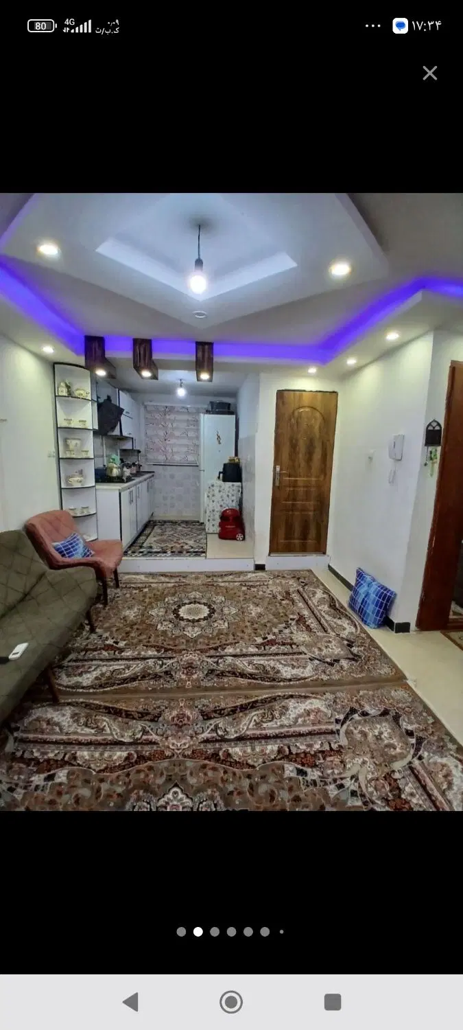 طبقه اول ۶۰متری یک خوابه حمیدیان خ ایران وارش ۲