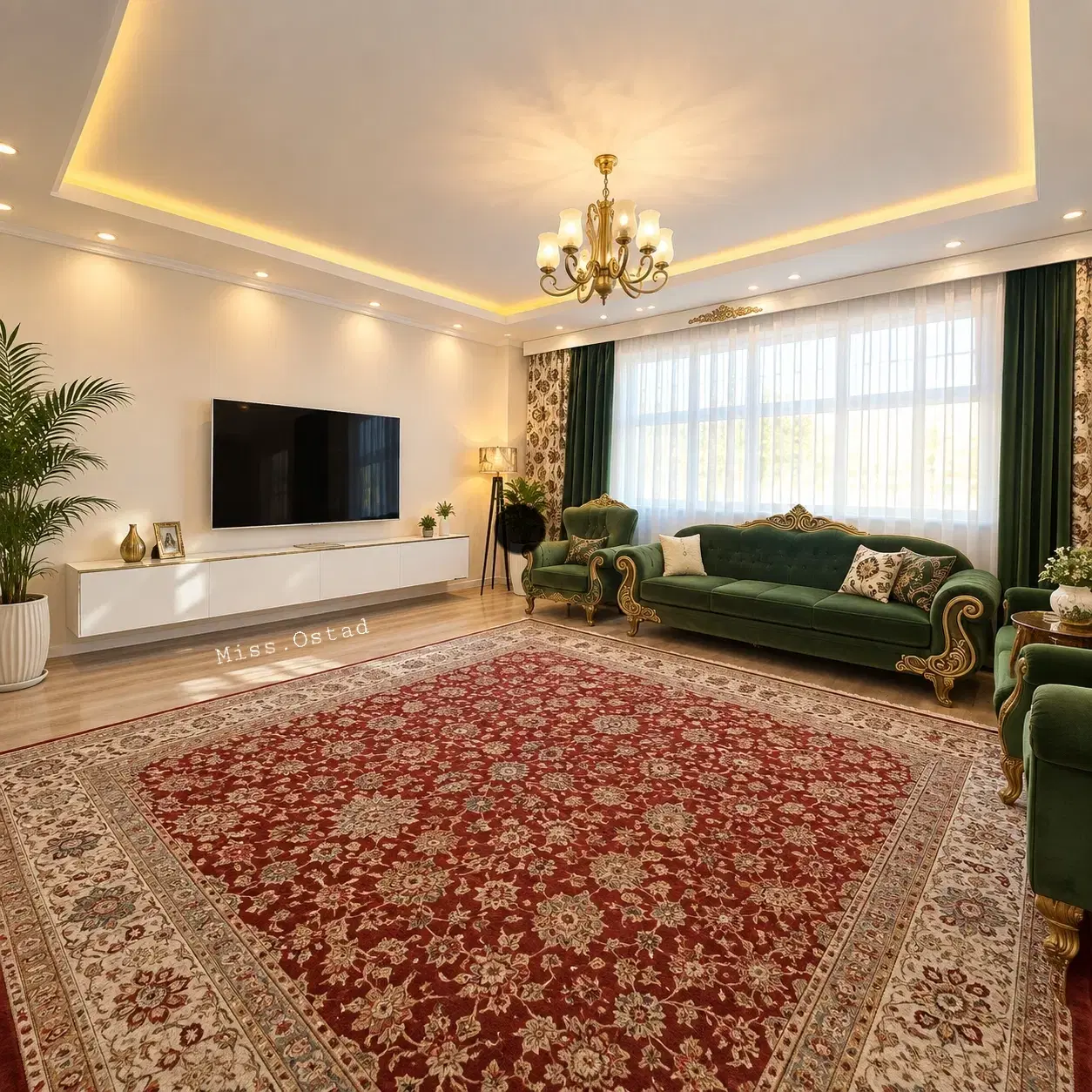۸۵متر_دوخواب_غرق نور_پارکینگ سندی_فول