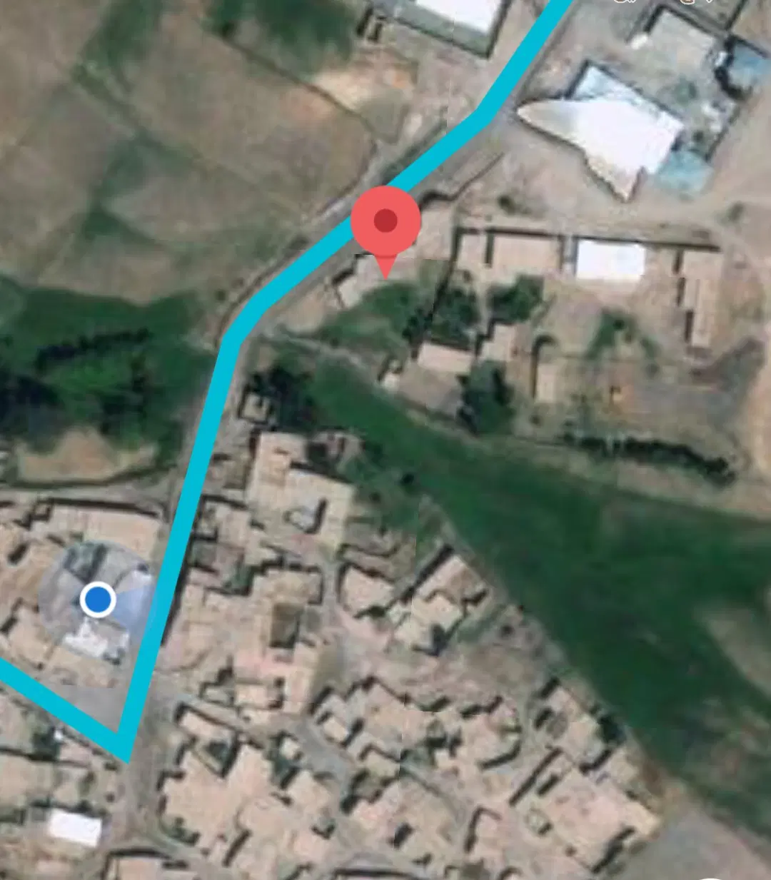 زمین‌ مسکونی در روستای  آغبلاغ طغامین