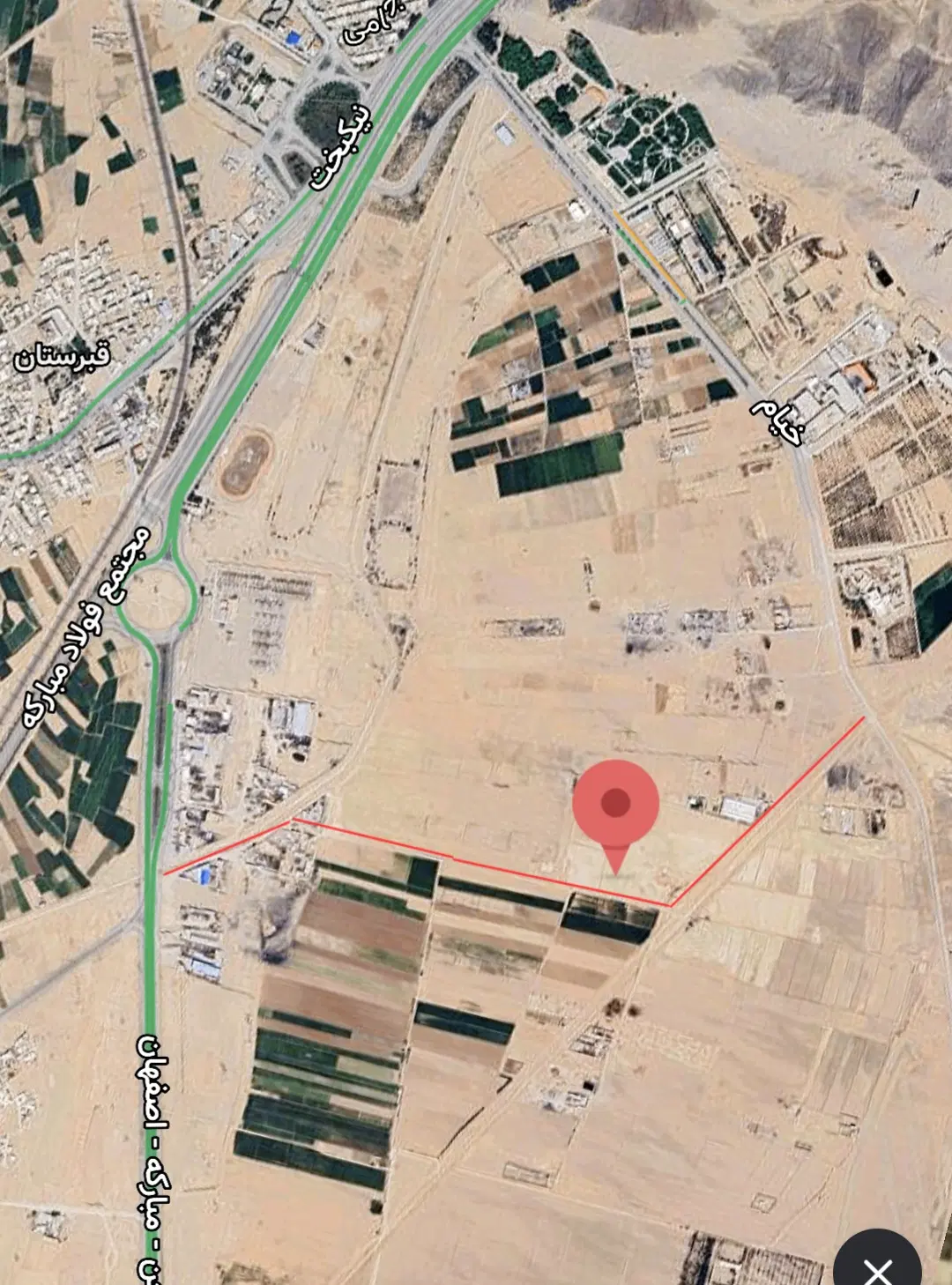 زمین  صنعتی کشاورزی