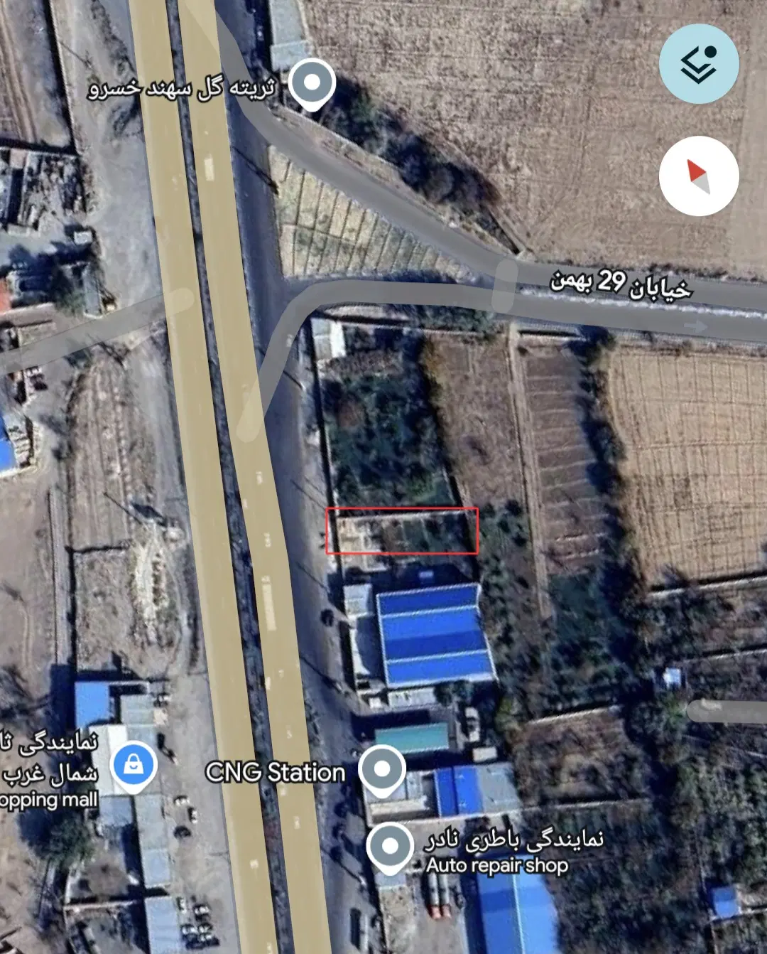 زمین زراعی بر اتوبان تبریز آذرشهر