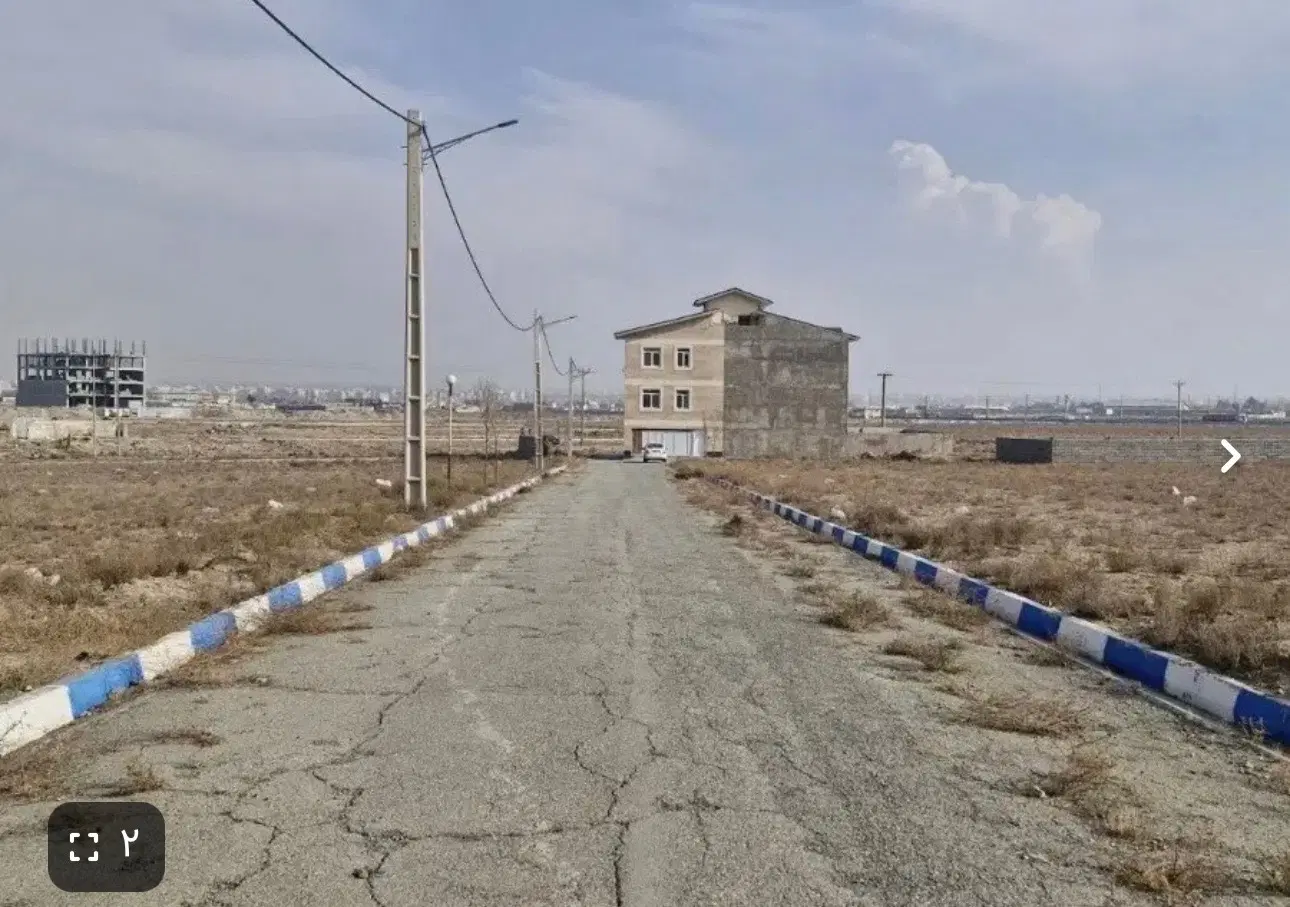 ۲۴۴ متر زمین مناسب سرمایه گذاری سند شش دانگ تک بر