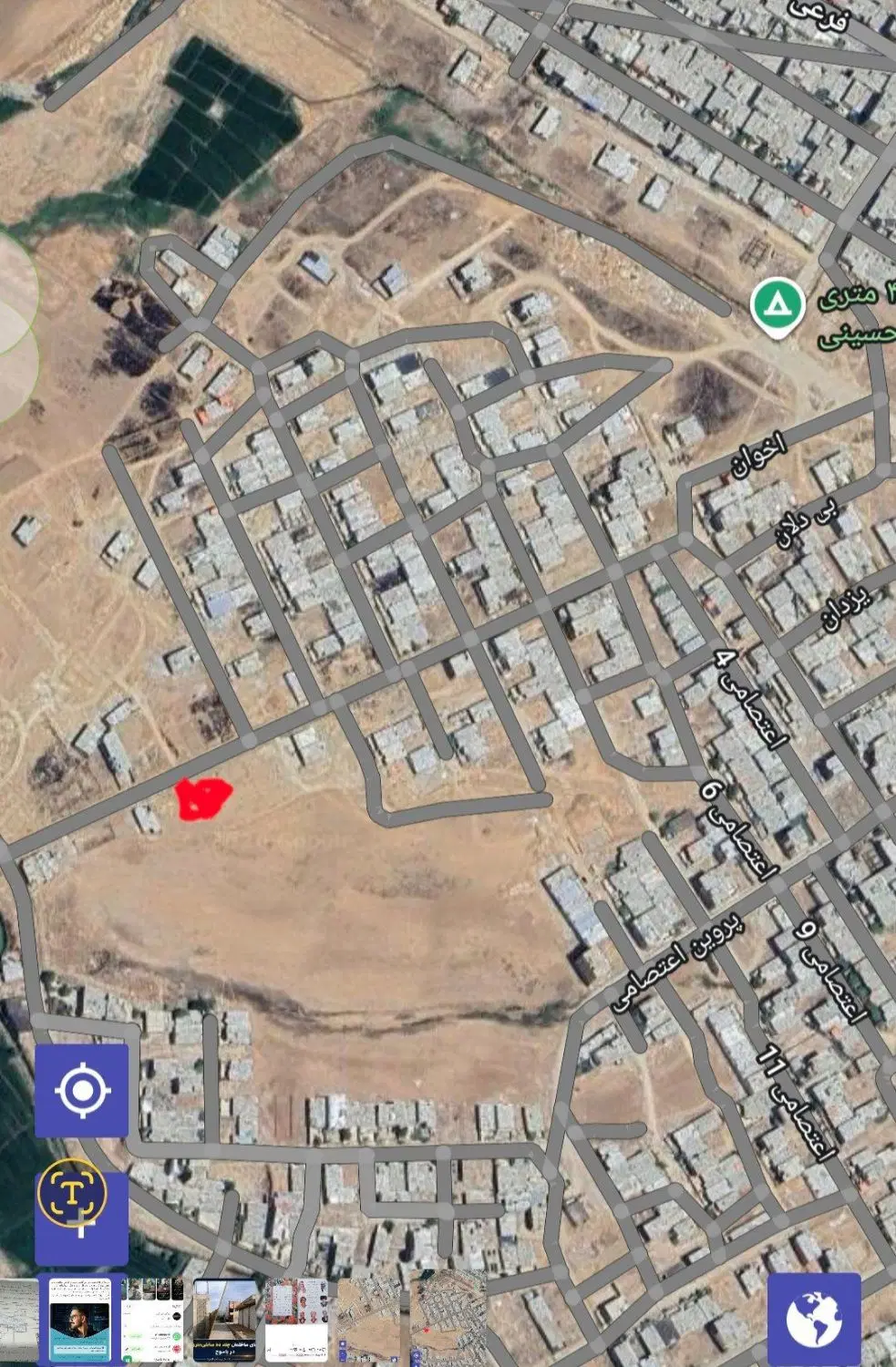 ۱۸۰ متر زمین  دو نبش خیابان ۱۶ متری جهانبازیان