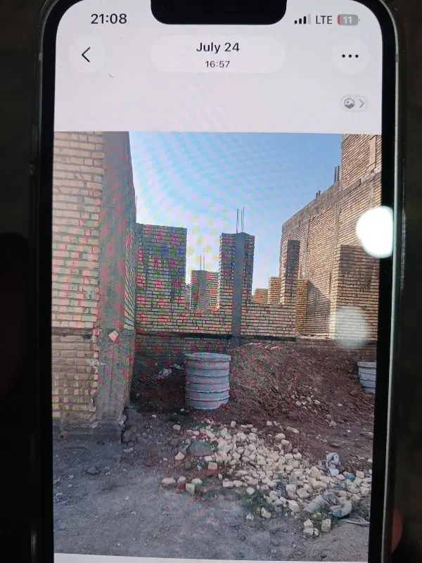 اسکلت تا زیر سقف