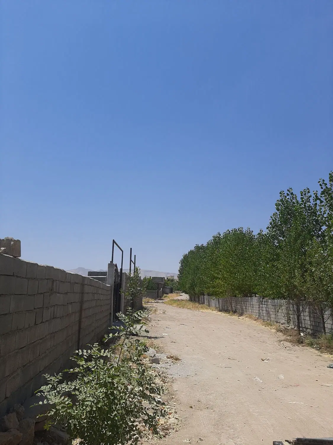 باغ و گاراج واقع در شهرک آزادگان