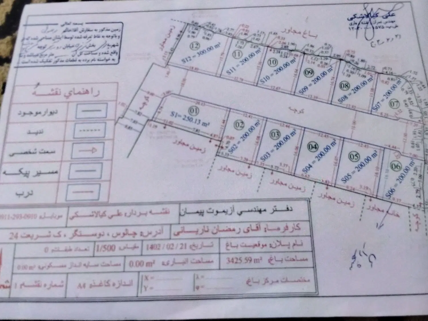 فروش یا معاوضه زمین مسکونی در بافت اصلی شهر چالوس