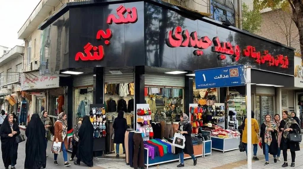 واگذاری مغازه اجاره ای پوشاک  با وسایل