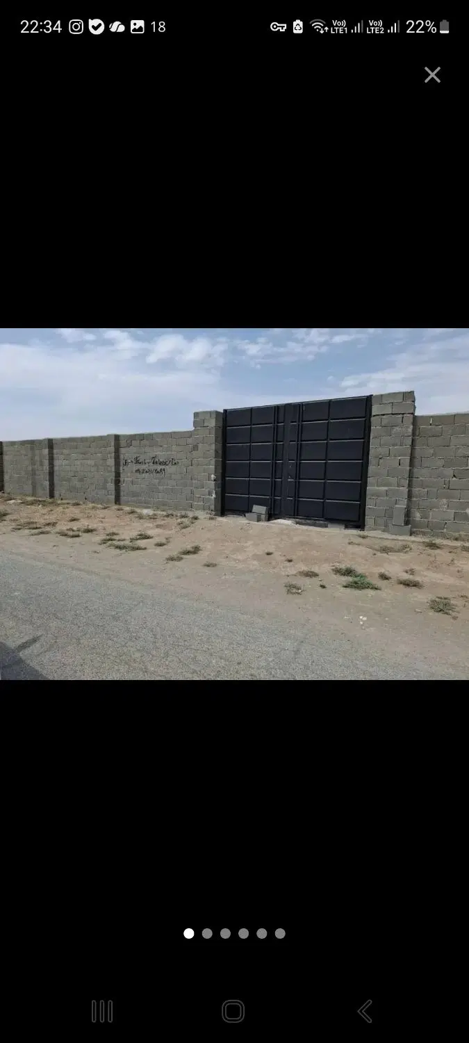 زمین ۳۰۰ متری شهرکی چهارباغ سلطان آباد