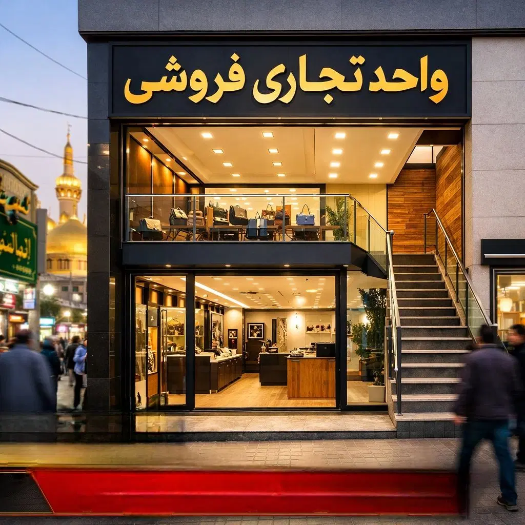 مغازه تجاری ممتاز حاشیه خیابان امام رضا میدان بسیج