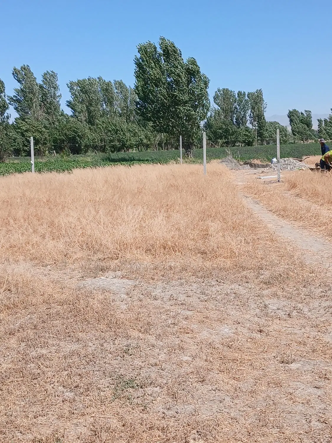 زمین  در روستای.  اشتجران