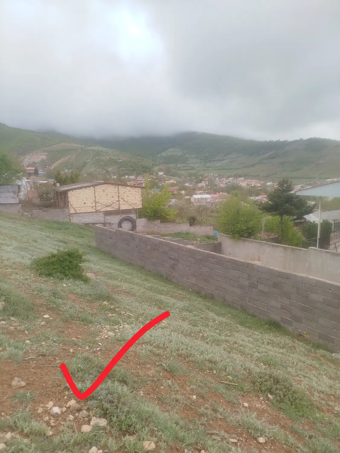 زمین مسکونی با چشم انداز عالی