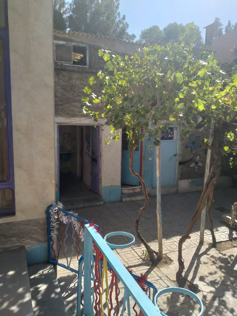 حیاطی دلباز به متراژ ۳۷۰ مترمربع