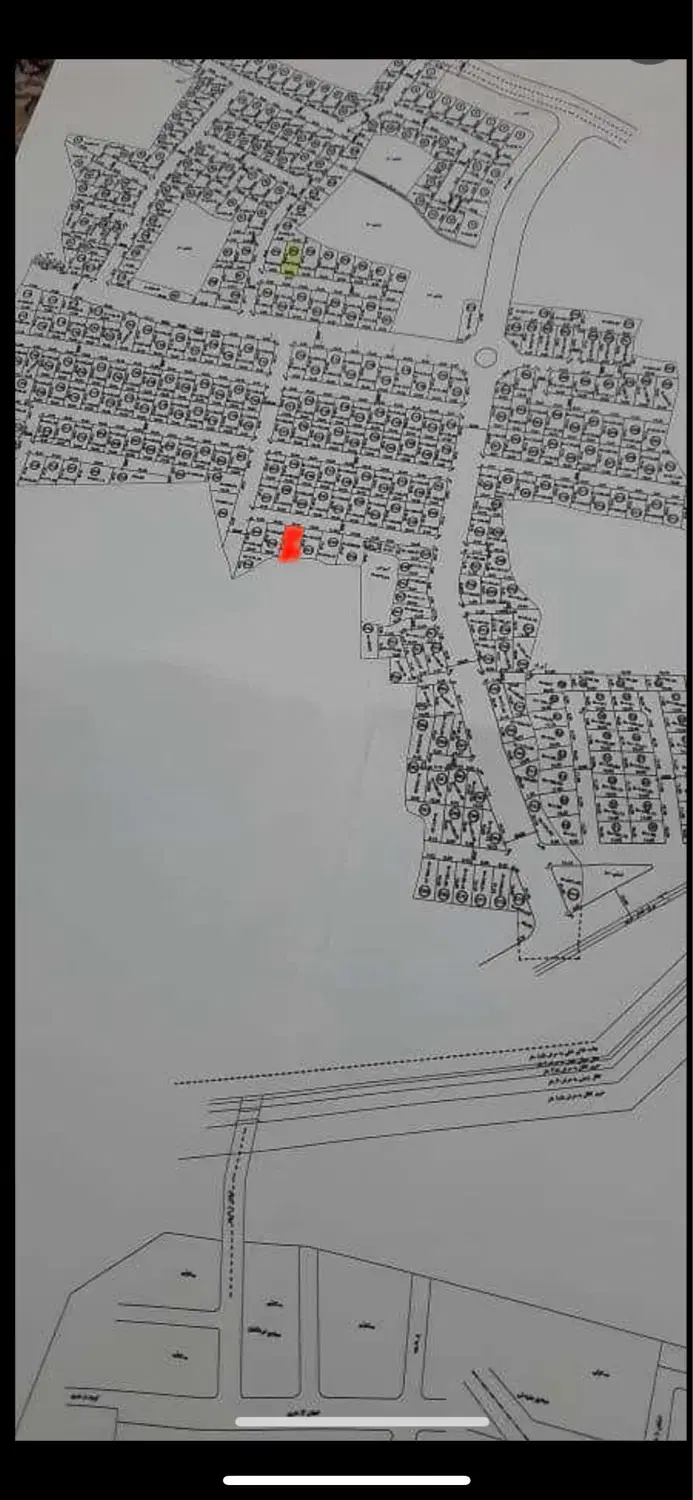 زمین سند تک برگ ۱۸۲ متری بافت تازه