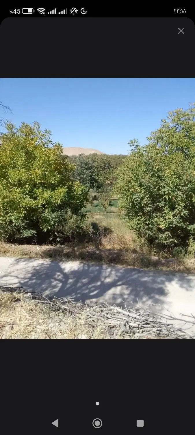 باغ  یک هکتار روستای دربند نوبران
