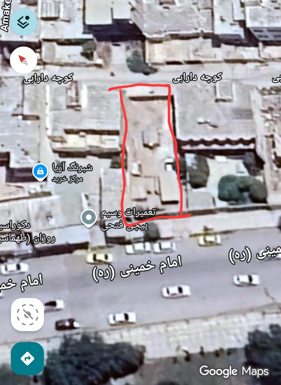 زمین مسکونی تجاری خیابان امام