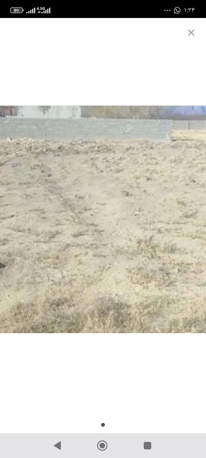 زمین فروشی قابل ساخت در روستایی مهد