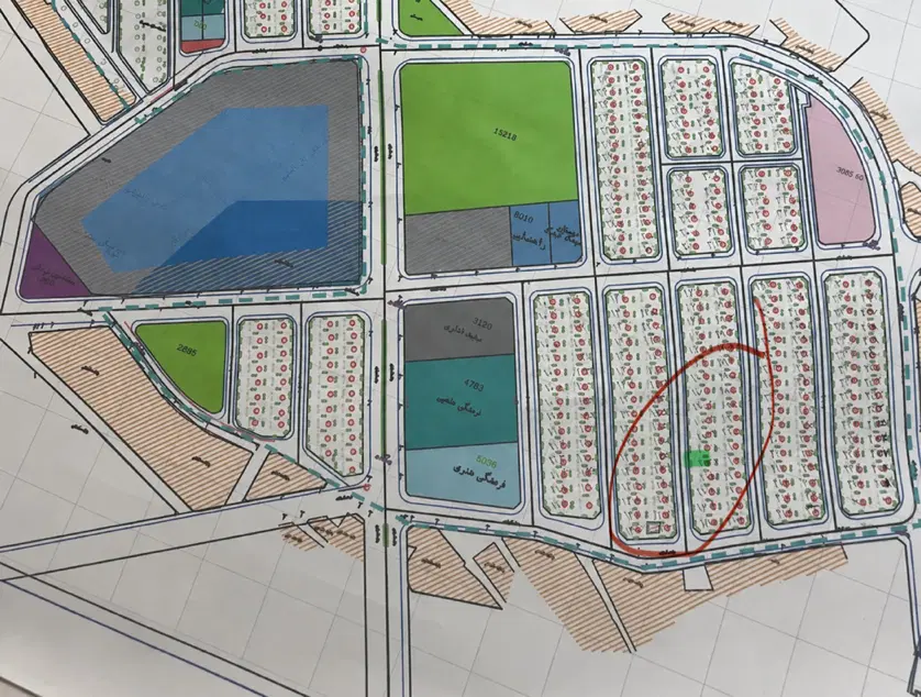 زمین ۲۰۰ متری شبیه خوانی