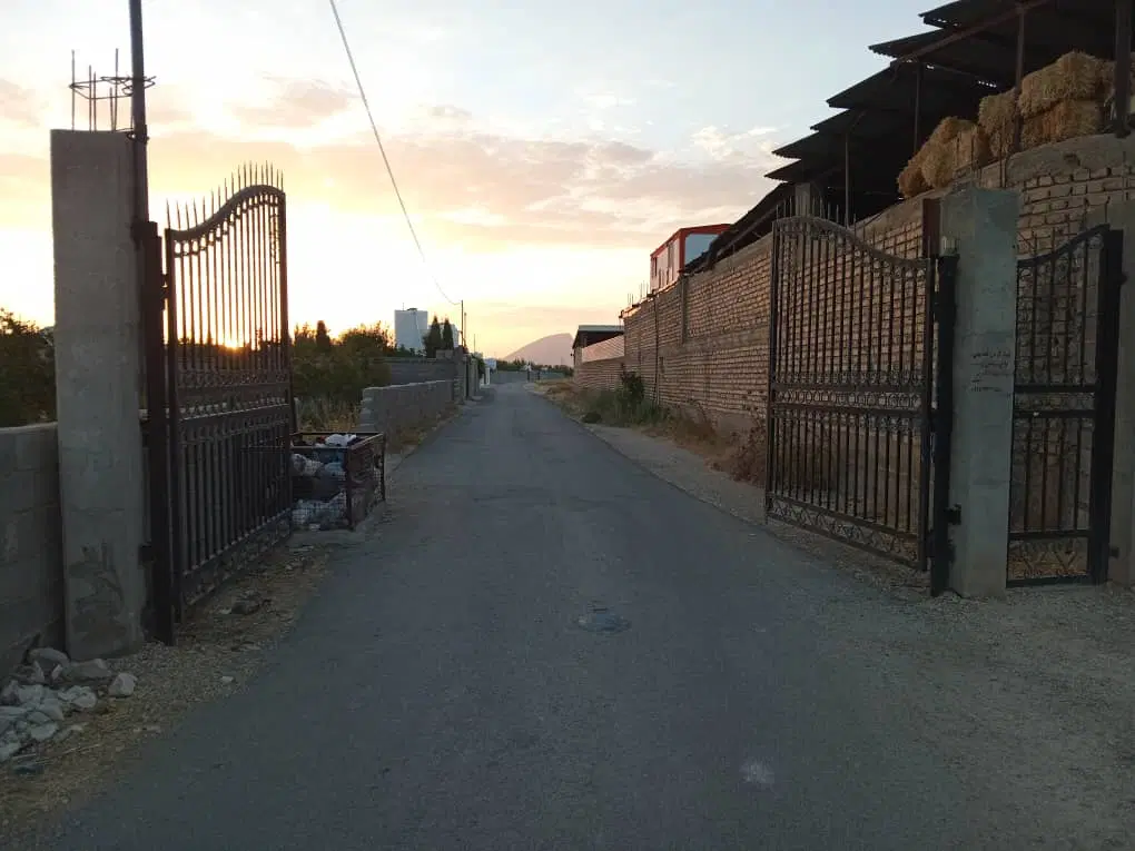 زمین باغ شهری روستای دهبید