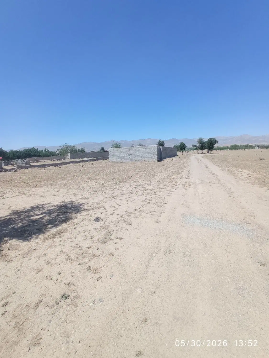 زمین  به متراژ  ۱۶۷متر دوبر در کوهسار کردان