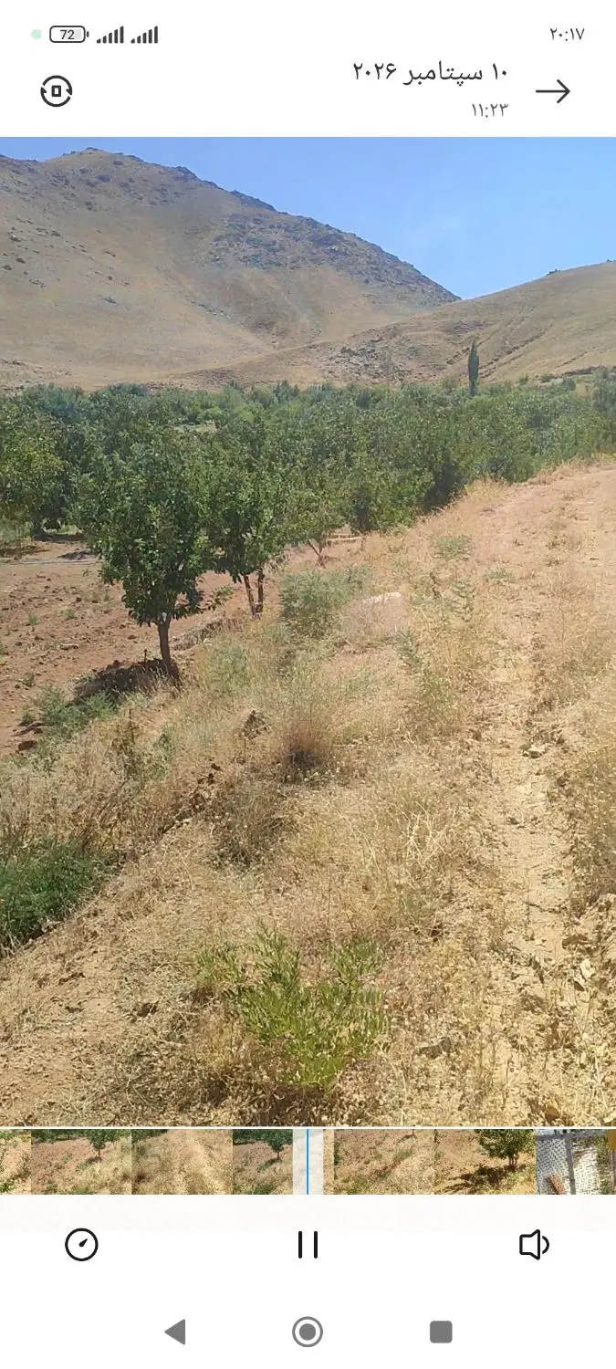 زمین باغ 1500متر