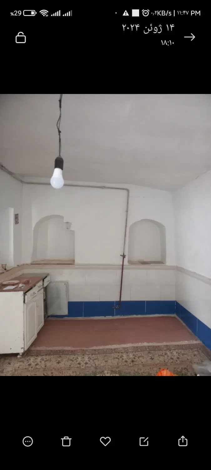 اجاره یک خانه حیاط دار در خرمدشت تاکستان