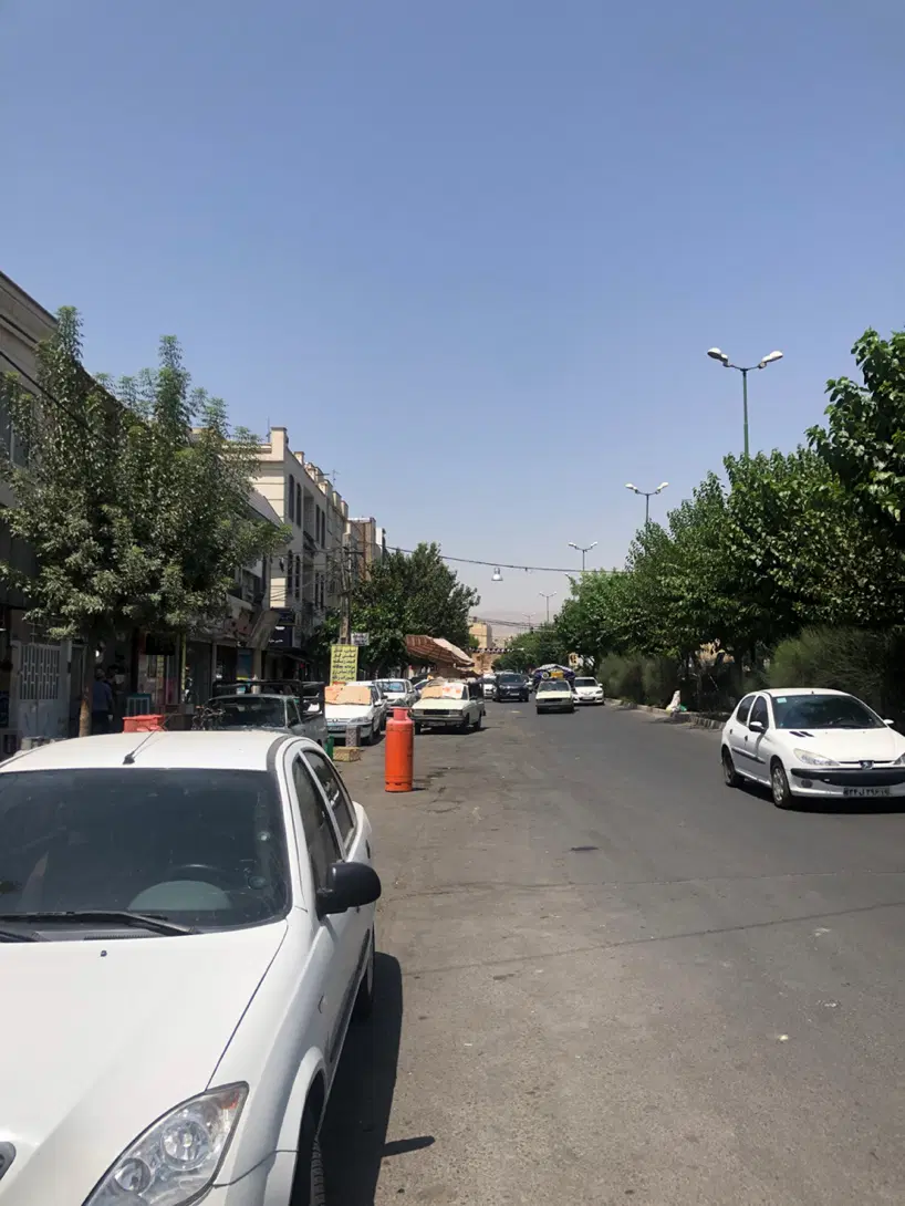 یک باب مغازه در خیابان اصلی پر تردد و‌شلوغ