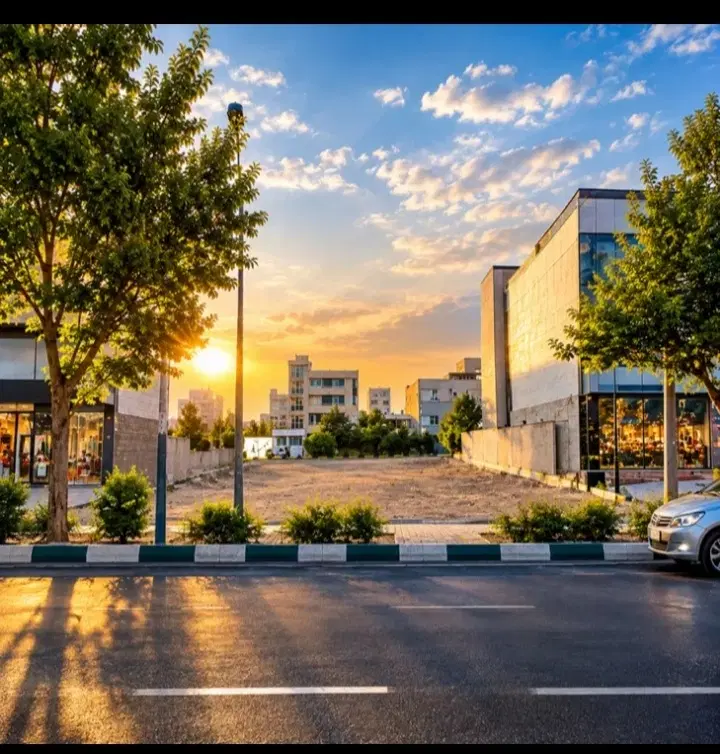 زمین مسکونی بلوار جمهوری کوچه شرق