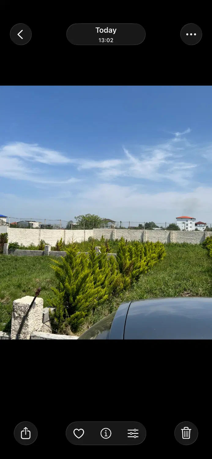 زمین ۳۱۰ متری شهرک پارسیان ونوش (بازیارکلا)