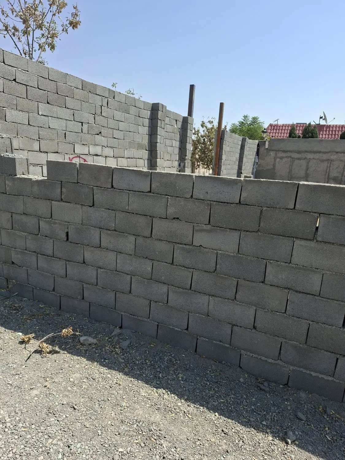 چهاردیوار گلزار بالا سند تک برگ ۱۵۰ متر