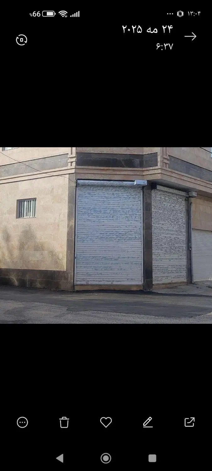 رهن و اجاره مغازه ۴۶ متری معراج حاشیه ۱۶ متری علوی