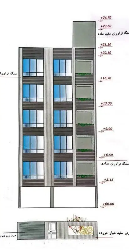 پیش فروش اپارتمان ۳خوابه بلوارهرمزگان