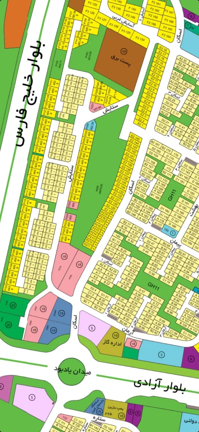 زمین اپارتمانی۳۰۰ متری_ فازیک_ بر اسکان