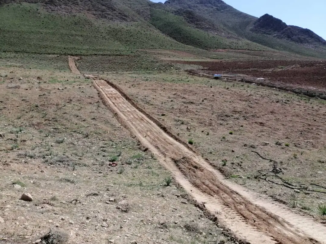 زمین دماوند،روستای آرو،نزدیک جاده،معاوضه با ماشین