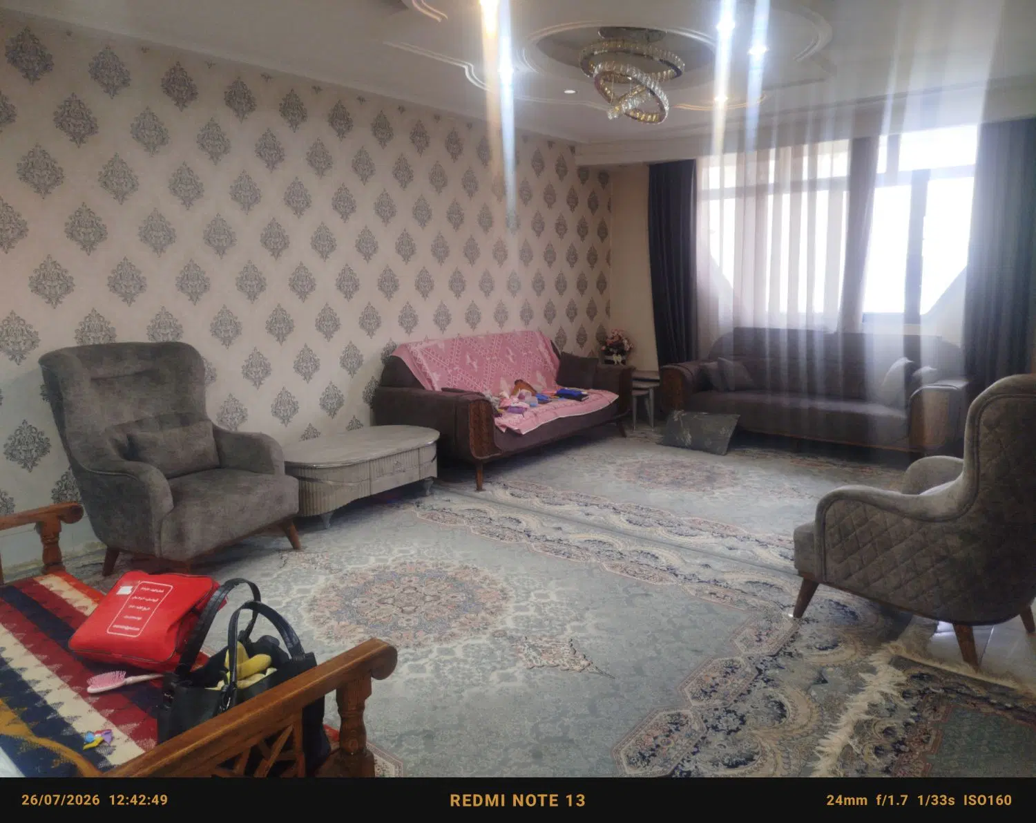 آپارتمان سه خوابه سند ملکی خوش نقشه