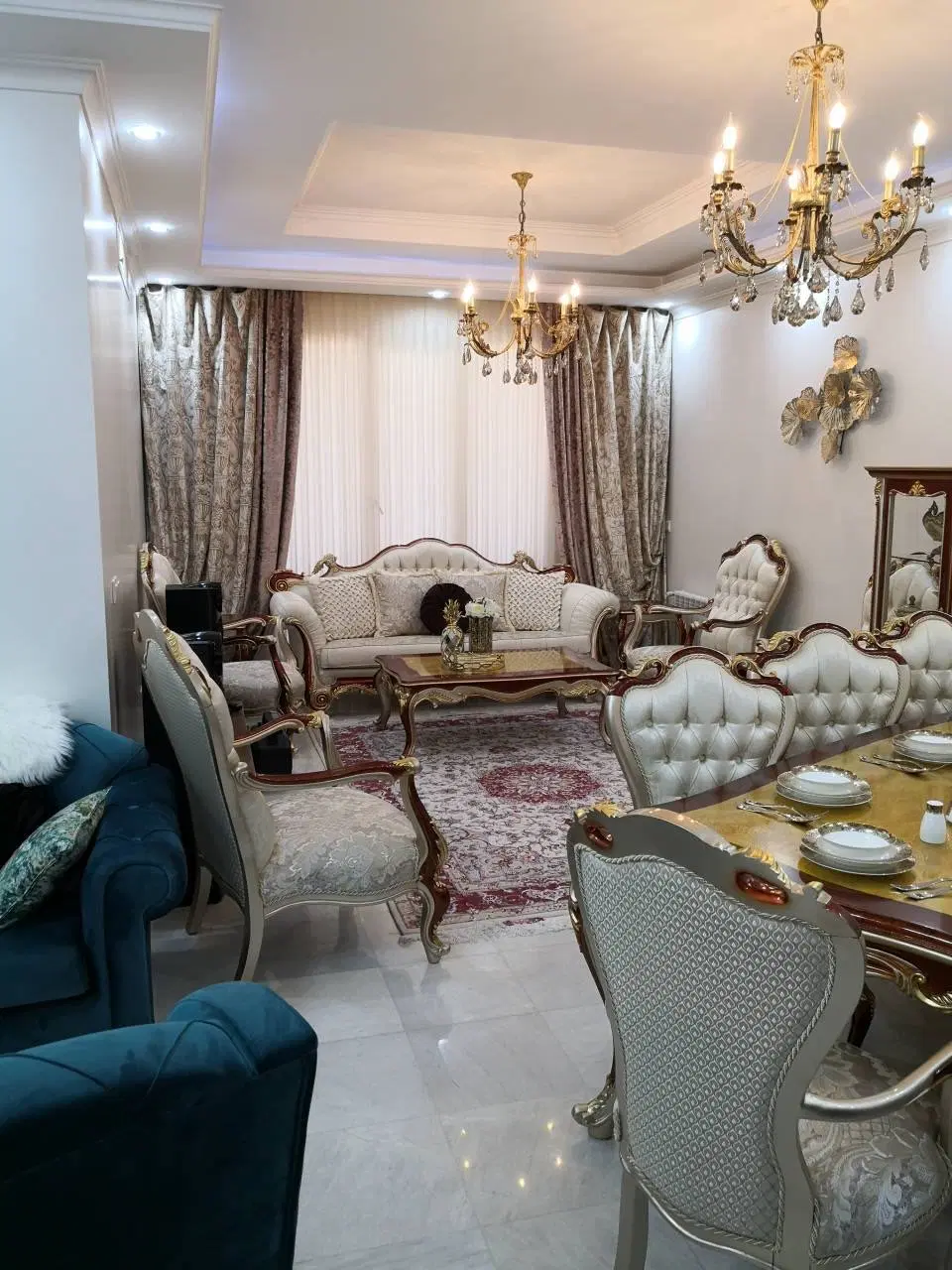۱۰۰ متر دو خواب فلکه دوم فول امکانات