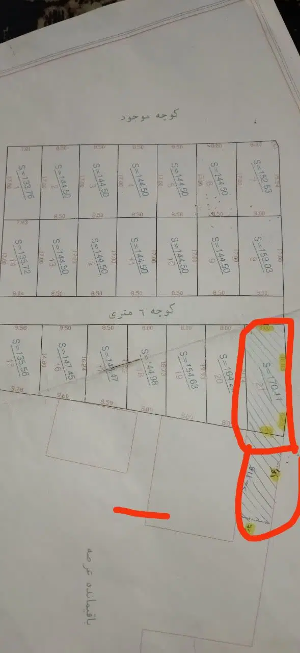 زمین در چیچکلو