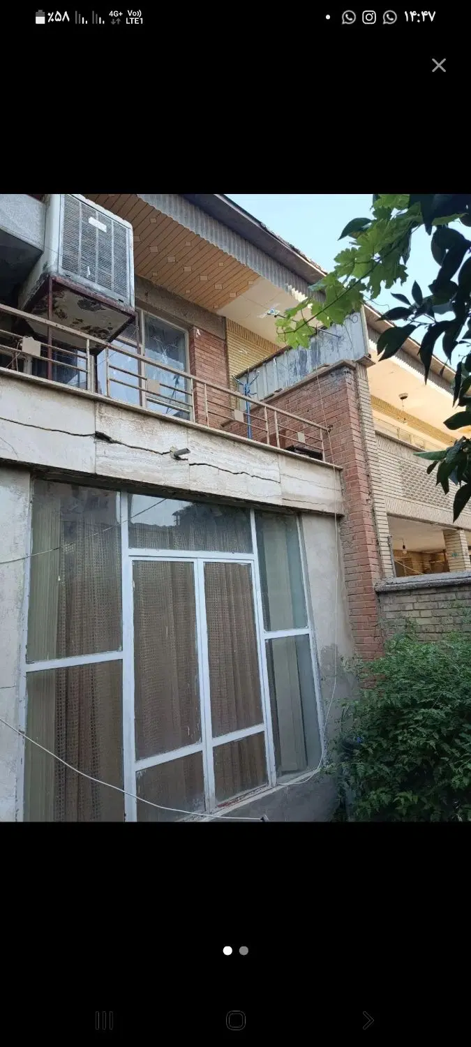 فروش خانه کلنگی دو طبقه خیابان ابیاری