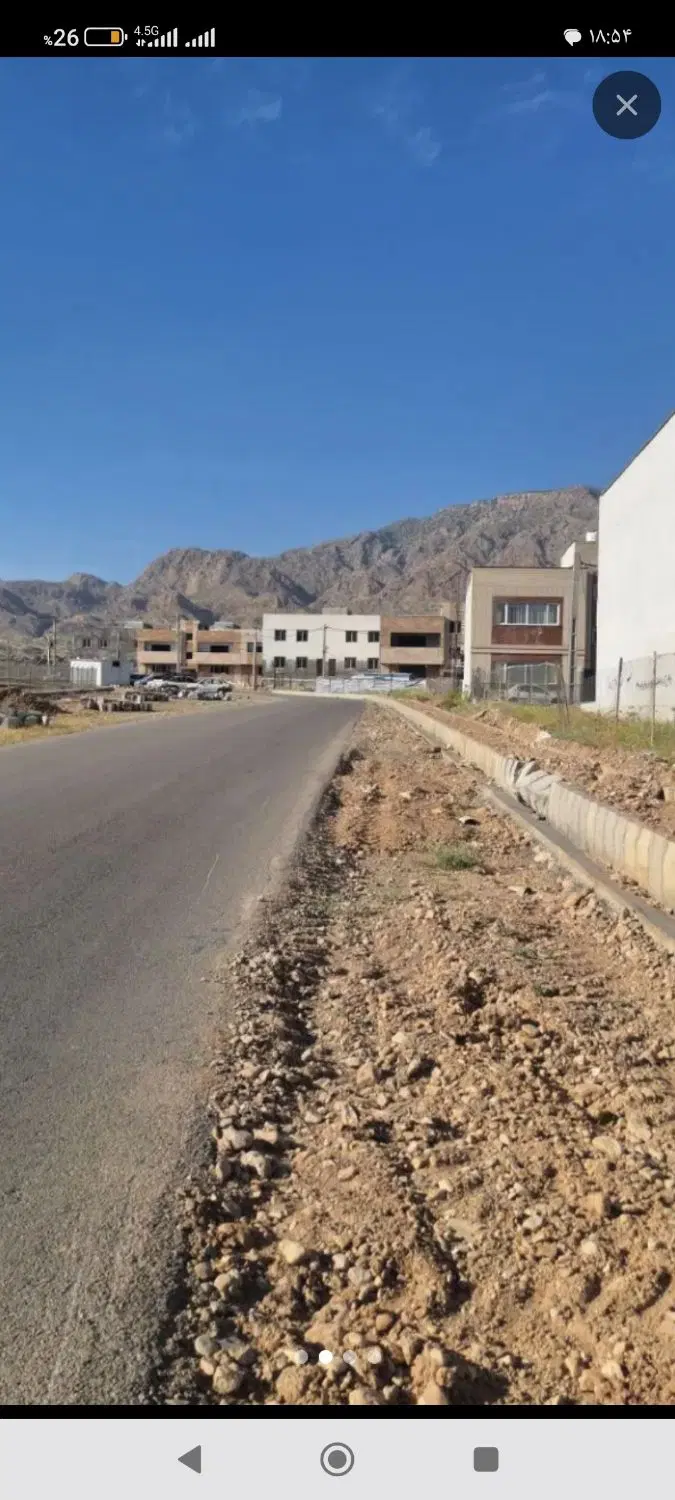 زمین مسکونی تجاری دو نبش بر بلوار اصلی