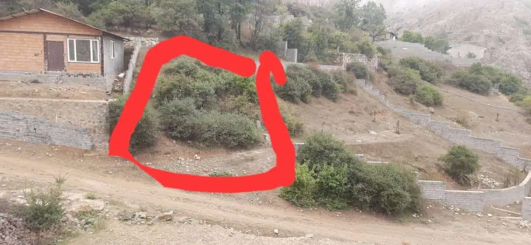 یک قطعه زمین در روستای زیبای شوراب