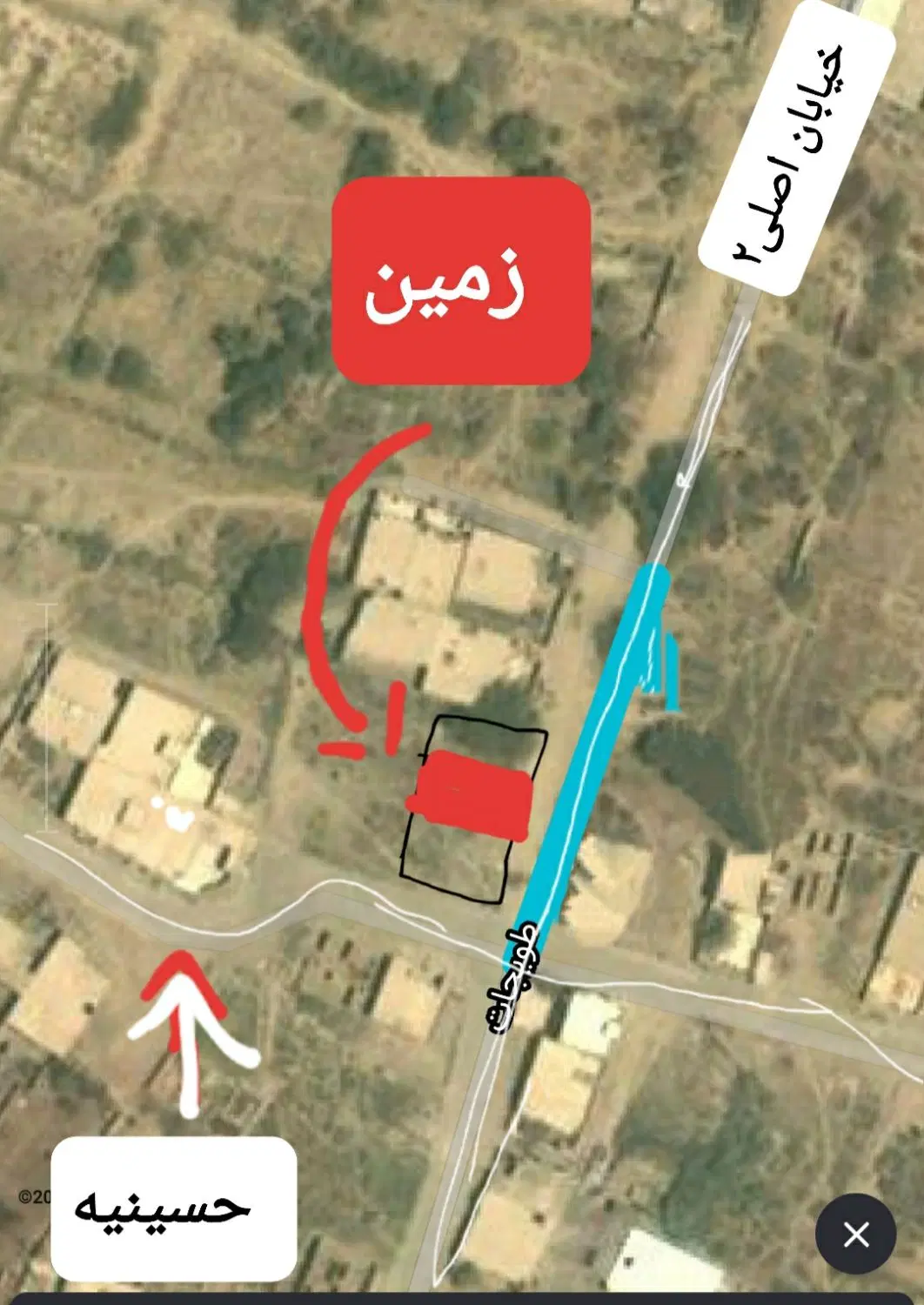 زمین ۱۵۱ متر طویجات