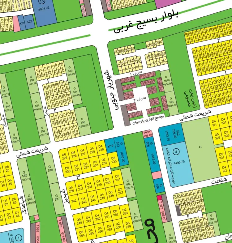 زمین تجاری _تاپ لوکیشن فاز دو